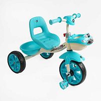 Велосипед 3-х колісний BS-60985 "Best Trike" колеса EVA переднє 10’’, заднє 8’’, сталева рама, УКР. ОЗВУЧУВАННЯ, кошик, в коробці