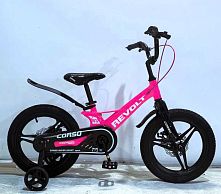 Велосипед дитячий двоколісний Corso RV-16300 «Revolt» (колеса Ø16"/гума, рама: магній, допоміжні колеса, гальмо ручне, від 5 років)