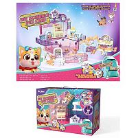 Шкатулка-будиночок QL 002 набір для декорування фігурок, аксесуари, блискітки, стрази, фломастери, наліпки, в коробці