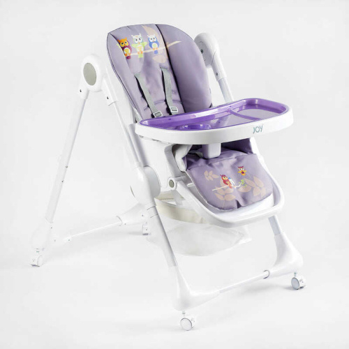 Стільчик для годування Joy K-60290 (55*79*115 см, регульованя: стільниця 3 положення, сидіння 3 положення, висота 7 положень, підніс, кошик, 4 колеса) фото 9