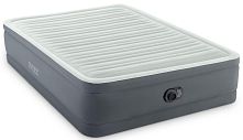 Надувне ліжко Intex 64906 (46*152*203 см, двоспальне, вбудований електронасос 220V, до 272 кг)
