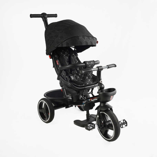 Велосипед дитячий триколісний Best Trike 6390 – 26-302 «Oscar» (колеса: переднє Ø10"/задні: Ø8"/PU, рама: сталь, батьк. ручка, нахил спинки, до 25 кг)