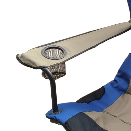 Розкладне крісло CD-Market CDM-3 «Карпати Комфорт» (60*80*114 см., наповнювач: поролон 2 см., підлокотники, чохол, навантаження: до 120 кг.) фото 14