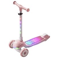 Самокат триколісний Skyper M-965-01L (колеса: передні Ø4.92"/заднє Ø3.15"/PU, рама: алюміній/складна, підсвітка, до 60 кг)