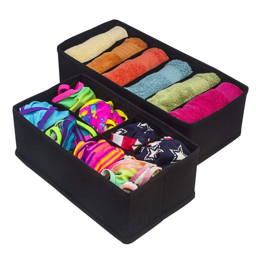 Коробка-органайзер для зберігання білизни "Home" 4пр/наб 32*32*10см Stenson 323210 фото 2