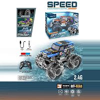 Джип на радіокеруванні XB 1254 2 види, акум. 3.7V, USB кабель, пульт 2.4 GHz, масштаб 1:16, гумові колеса, водонепроникна, в коробці