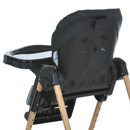 Стільчик для годування El Camino ME 1115-W Black (52*86*106 см, 2 колеса, стілец: 5 положень, спинка: 3 положення, підніжка: 3 положення, до 15 кг) фото 8