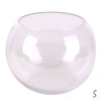 Ваза скляна "Round" 20см Stenson R35667-20