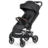 Коляска дитяча прогулянкова El Camino Roove ME 1230 Black (колеса: PU, 3 положення, гальмо спарене, кошик, до 22 кг)