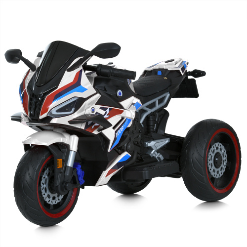 Електромотоцикл дитячий Bambi Racer M 6143EL-1 (колеса: EVA, акк. 12V/7Ah, мотор: 2*25W/12V/RPM16000, до 7 км/г, до 30 кг)