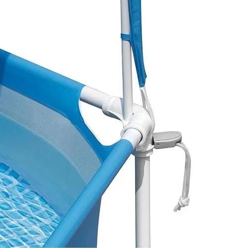 Каркасний басейн Intex 28209 (38*183 см., об'єм: 700 л., тент-парасолька з душем, серія: Splash-in-Shade Play) фото 5