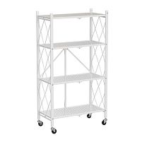 Етажерка на колесах "Loft" 4яр 72*34*120см Stenson R100105-W