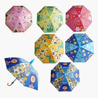 Парасолька C 68632 напівавтомат, d = 90 см, довжина 73 см, 8 спиць, в чохлі, ВИДАЄТЬСЯ МІКС ВИДІВ