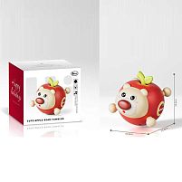 Брязкальце 211 A/B "Ведмедик", нелягайко, пискавка, гумові прорізувачі, в коробці