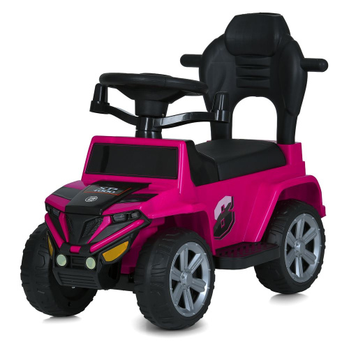 Каталка-толокар Bambi M 5805EL-8 (колеса: Ø7,1"/EVA, батьк. ручка, страхувальний бампер, сидіння: шкіра, музика, до 25 кг) фото 7