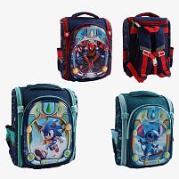 Рюкзак C 72905 розмір: 28х17х33 см, герой, 1 відділення, 3 кишені, регульовані лямки, на блискавці, в пакеті, ВИДАЄТЬСЯ ТІЛЬКИ МІКС ВИДІВ