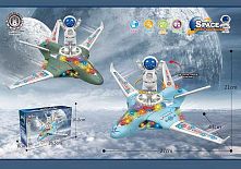 Літак 8832 2 кольори, звук, підсвічування, шестерні, колесо вільного ходу, в коробці