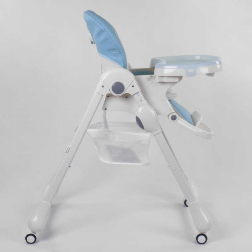 Стільчик для годування немовлят Toti W-48406 (м'який PU, м'який вкладиш, 4 колеса, знімний столик, в коробці) фото 3