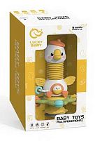 Брязкальце LDJ 230 B “Гусеня”, звук, мелодії, прорізувач, пискавка, пальчикова гра, в коробці