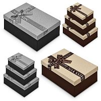 Коробка подарункова "Miss you" 3шт/наб 23*16*10/21*14*8/19*12*7см Stenson R33277B