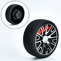Колесо для дитячого толокара Bambi M 6053, M 5795-EVA WHEEL (заднє та переднє однакові, Ø15 см/↔6 см/пластмаса)