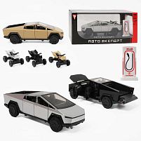 Машинка RS-60272 "Авто Експерт", 3 кольори, електромобіль, скутер, зарядна станція, металопластик, масштаб 1:24, звук, світло, інерція, відчиняют