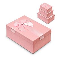 Коробка подарункова "Luxury" 3шт/наб 23*16*10/21*14*8/19*12*7см Stenson R33260P