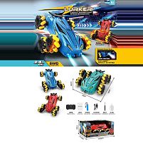 Машина на радіокеруванні JD 155-14 A 3 кольори, викрутка, USB-кабель, акум. 3,7V, пульт 2.4G, парогенератор, підсвічування, музика, в коробці, ВИ