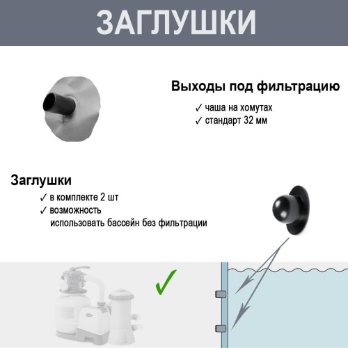 Надувний басейн Bestway 57458 (66*305 см., об'єм: 3200 л., картриджний фільтр-насос 1249 л/год., серія: Fast Set) фото 9