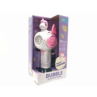 Установка з мильними бульбашками 23616 C підсвічування, висота 24см, автоматичний принцип, пляшечка з мильним розчином, в коробці