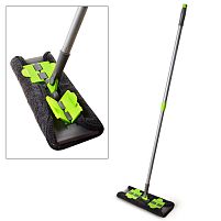 Швабра на затискачах телескопічна ручка 1.25м/37.5*13*3см Stenson (MH-3369)