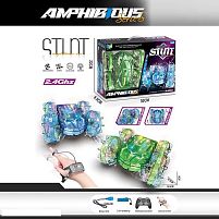 Машина на радіокеруванні DH 666-91 B-1 2 види, підсвічування, вологозахист, перевертиш, оберти на 360°, 2 види керування: браслет/пульт 2.4GHz,