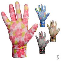 Рукавички синтетичні з поліуретановим покриттям 1пара Stenson LB-1201