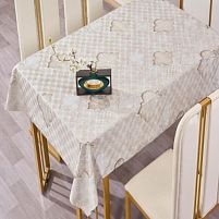 Скатертина-клейонка ПВХ з принтом на тканевій основі глянець Марсель 1.37*20м Stenson MA-5807