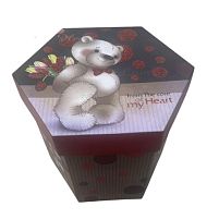 Коробка подарункова картонна "From the Heart" 32*38см Stenson R94906-XL
