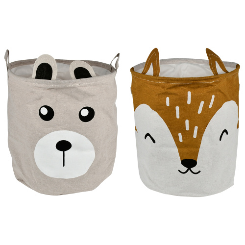 Кошик для зберігання білизни/одягу/іграшок "Animals" складаний 35*40см Stenson R32356 фото 2