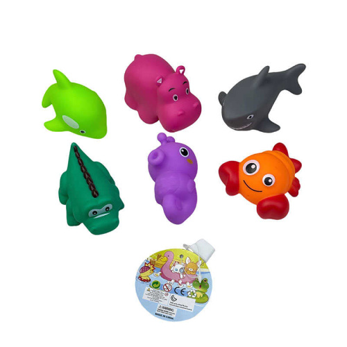 Набір пискавок 037-265 "Звірятка", 6 штук, в сітці