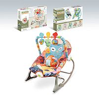 Шезлонг 68155-1 мелодії, 3 підвіски, заспокійлива вібрація, в коробці