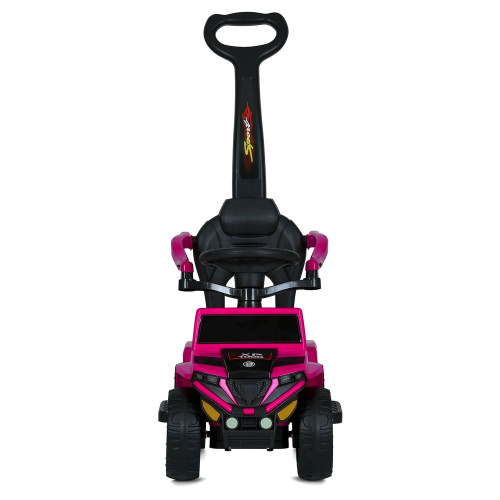 Каталка-толокар Bambi M 5805EL-8 (колеса: Ø7,1"/EVA, батьк. ручка, страхувальний бампер, сидіння: шкіра, музика, до 25 кг) фото 3