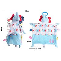 Брязкальце-комфортер 688 M137 текстильне, кільце для підвішування, в пакеті