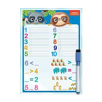 Гра настільна "Дошка-тренажер. Лічба та математика" укр. - VT5010-26 "Vladi Toys"