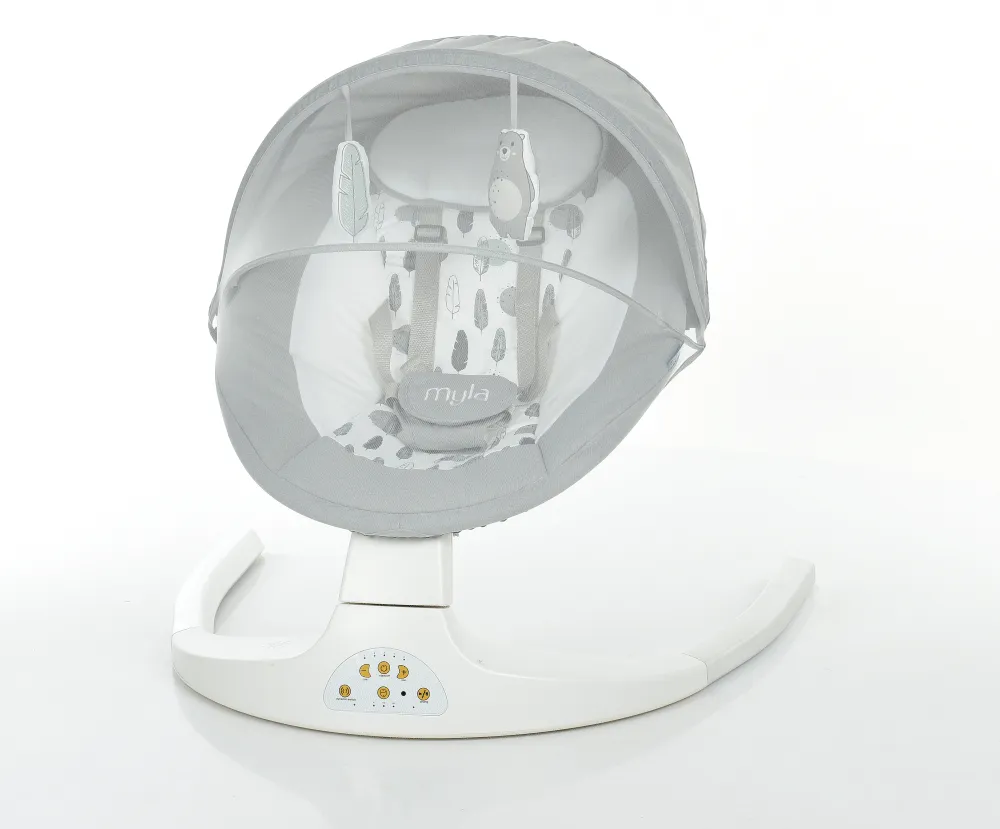 Крісло-шезлонг для немовлят з електро-заколисуванням El Camino ME 1074 MYLA Soft Mint (механізм гойдання: поворотний) фото 2