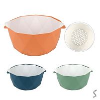 Кухонний набір (миска, друшляк) 2пр/наб 21.5*10см Stenson R90611