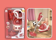 Пилосос 8017 на батарейках, імітація справжнього інструменту, пінопластові кульки, підсвічування, в коробці