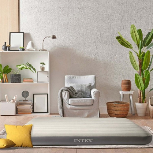 Надувний матрац Intex 64101 «Dura-Beam» (25*99*191 см, одномісний, до 136 кг) фото 8