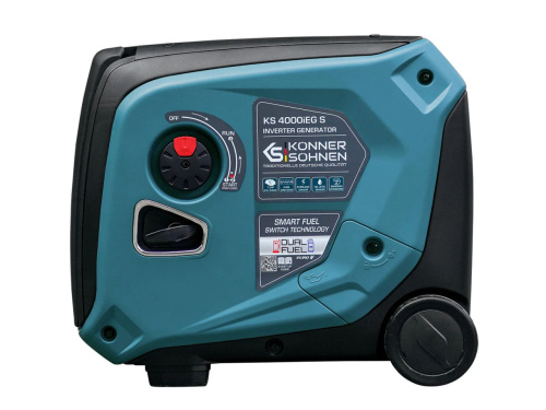 Інверторний комбінований генератор Konner&Sohnen KS 4000iEG S (220V/4 kW, газ/бензин, б/в, користувався 42 мотогодини, в ідеальному стані) фото 4