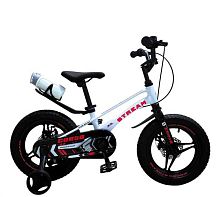 Велосипед дитячий двоколісний Corso SM-14523 «Stream» (колеса Ø14"/гума, рама: магній, допоміжні колеса, гальмо ручне, від 3 років)