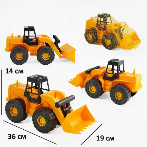 Картинка  Спецтехніка 1255 "Guclu", 36х14х19 см, рухомий ківш, в сітці от магазина cd-market