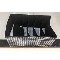 Коробка-органайзер для зберігання білизни 6отд 44*30см Stenson R89339