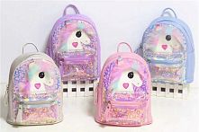 Рюкзак С 59988 4 кольори, “Єдиноріг”, блискітки, паєтки, ВИДАЄТЬСЯ ТІЛЬКИ МІКС ВИДІВ